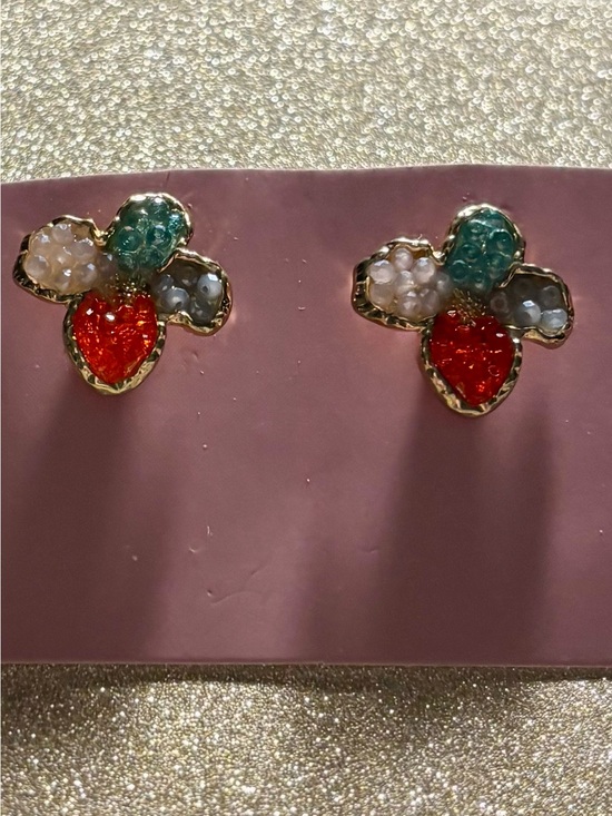 unbranded Jewelry - Crystal and Beaded One of a Kind Earrings! Only one set available.